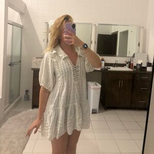 Free People Women's Ruffled Boho Top/ Dress